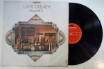 CREAM "LIVE CREAM VOLUME II" - LP  de vinil, ano de lançamento 1972, capa original com marcas de tempo e uso (apresenta mancha por umidade em uma dos lados), disco pode conter arranhões, não testado.
