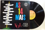 AS 14 MAIS - VOL 15 (coletânea de vários artistas)- LP de vinil, ano de lançamento 1964,capa original com marcas de tempo e uso, disco pode conter alguns arranhões, não testado