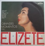 ELIZETE CARDOSO "GRANDES MOMENTOS" - LP de vinil, ano de lançamento 1962, capa original com marcas de tempo e uso, disco pode conter alguns arranhões, não testado