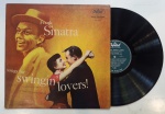 FRANK SINATRA "SONGS FOR SWINGIN' LOVERS !"  - LP de vinil, ano de lançamento 1956, capa original com marcas de tempo e uso, disco pode conter alguns arranhões, não testado.
