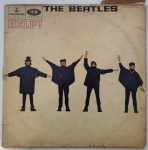 THE BEATLES "HELP !" - LP de vinil, ano de lançamento 1965, capa original com marcas de tempo e uso, disco pode conter alguns arranhões, não testado.