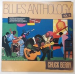 BLUES ANTHOLOGY V.5 -CHUCK BERRY- LP de vinil, ano de lançamento 1987, capa original com marcas de tempo e uso, disco  pode conter alguns arranhões, não testado.