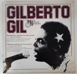 GILBERTO GIL - HISTÓRIA DA MÚSICA POPULAR BRASILEIRA, LP de vinil, ano de lançamento 1982, capa original com marcas de tempo e uso, disco pode conter alguns arranhões, não testado.