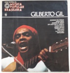 GILBERTO GIL - NOVA HISTÓRIA DA MÚSICA POPULAR BRASILEIRA, LP de vinil, ano de lançamento 1977, capa original com marcas de tempo e uso, disco pode conter alguns arranhões, não testado.