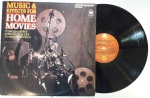 MUSIC & EFFECTS FOR HOME MOVIES, LP de vinil, ano de lançamento 1971, capa original com marcas de tempo e uso, disco pode conter alguns arranhões, não testado.
