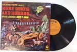 MORE DEATH AND HORROR - EFEITOS SONOROS MORTE E TERROR, LP de vinil, ano de lançamento 1979, capa original com marcas de tempo e uso, disco pode conter alguns arranhões, não testado.