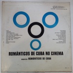 ORQUESTA ROMÂNTICOS DE CUBA- ROMÂNTICOS DE CUBA NO CINEMA, LP de vinil, ano de lançamento 1962, capa original com marcas de tempo e uso, disco pode conter alguns arranhões, não testado.