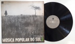 MÚSICA POPULAR DO SUL 2, LP de vinil, ano de lançamento 1975, capa original com marcas de tempo e uso, disco pode conter alguns arranhões, não testado.