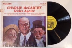 CHARLIE MCCARTHY- RIDES AGAIN, LP de vinil, ano de lançamento 1985, capa original com marcas de tempo e uso, disco pode conter alguns arranhões, não testado.