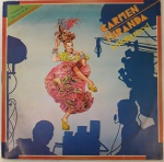 CARMEN MIRANDA IN HOLLYWOOD, LP de vinil, ano de lançamento 1983, capa original com marcas de tempo e uso, disco pode conter alguns arranhões, não testado.