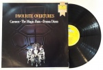 FAVORITE OVERTURES- CARMEN- THE MAGIC FLUTE- DONNA DIANA, LP de vinil, ano de lançamento 1978, capa original com marcas de tempo e uso, disco pode conter alguns arranhões, não testado.