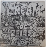 CREAM-WHEELS OF FIRE, LP de vinil, ano de lançamento 1968, disco duplo (FALTA UM DOS DISCOS) encarte original com marcas de tempo e uso, disco pode conter alguns arranhões, não testado.