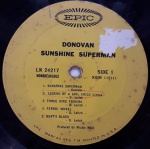 DONOVAN- SUNSHINE SUPERMAN, LP de vinil, ano de lançamento 1966, NÃO acompanha encarte, disco pode conter alguns arranhões, não testado.