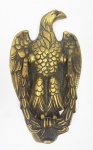 Aldrava em bronze cinzelado no formato de Águia . Medidas 20 x 10 cm.