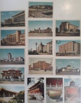 Lote contendo 15 cartões postais- China, arquiteturas tradicionais e modernas.