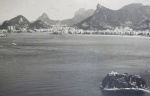 Fotografia . "Vista Panorâmica de Niterói para o Rio de Janeiro", 50 x 59 cm. ( com alguns defeitos). Sem moldura.