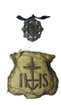 Relíquia de missões jesuítas - Relicário  Sacro com osso de Santo Afonso de Ligório. Acompanha bolsa estojo original.