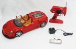 COLECIONISMO. Carro com controle remoto MJX TOYS Ferrari F430 Spider . No estado (não testado - com rachaduras ). Medidas 13 x 43 x 20 cm.