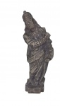Estatueta em estuque representando Profeta Ezequiel  de Aleijadinho . No estado (Colado na base