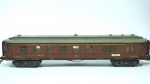 Liliput- 5 miniaturas de vagões de viagem compagne intenationale des wagons N 2419 D- escala HO- cor: vinho e amarelo- feito de plástico- med 25,5 x 4 x 3 m.