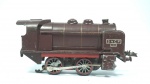hornby Meccano- miniatura de Locomotiva- escala O- cor: vinho - feito de metal- med 20 x 5 x 7,5 cm.