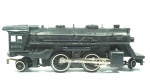 Lionel- miniatura de locomotiva lionel lines 1654- escala O- cor: preto- feito de metal- med 23 x 5 x 7 cm.