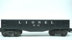 Lionel- miniatura de vagão Lionel 61 12- escala O- cor: preto e branco- feito de plástico- med 24 x 5 x 5 cm.