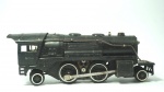 Lionel- miniatura de Locomotiva Lionel 258 n 027- escala O- cor: preto- feito de metal- med 22,5 x 5,5 x 6,5 cm.