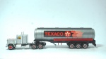 Majorete- miniatura de caminhão Texaco serie 600- escala HO- cor: cinza e vermelho- feito de metal- med  20 x 3 x 4,5 cm. está na caixa.