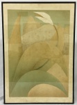 MARILIA KRANZ (1937-2017) - "Velim Salto" - Serigrafia. Assinada e datada no c.i.d, 86. Tiragem 12/35. Meds: total com vidro 69,5 cm x 49,5 cm. Marcas do tempo