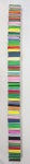 PAULO MENDES FARIA. Coluna de arte, em EVA, em diversas cores. Medida: 90 x 8 cm. Assinado no verso.
