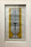 MILTON DA COSTA - Gravura - Assinado e datado no c.i.d 1958, tiragem P.A 5/5. Meds: s/moldura 72 cm x 42 cm e c/moldura 92 cm x 62 cm