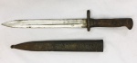 Baioneta da 2ª Guerra Mundial. Meds: 38 cm