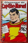 Almanaque do Capitão Marvel de 1962 da RGE em Muito Bom estado, lombada quadrada com pequeno desgaste protegida por fita mágica, de resto excelente, com 100 páginas.