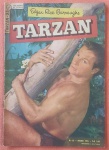 Tarzan n. 33 de mar/54 da EBAL, em Excelente estado, lombada reta perfeita, grampos originais, sem riscos, rasgos ou manchas, com 36 páginas.