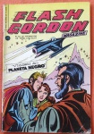 Flash Gordon n. 10 do 2 trim. 58 da RGE, Ótimo estado, lombada reta, grampos originais, nome escrito na capa, fora isso excelente, com 52 páginas.