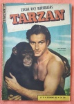 Tarzan n. 18 de dez/ 52 da EBAL, Excelente estado, lombada reta, grampos originais, linda Capa sem riscos, rasgos ou manchas, com 36 páginas.
