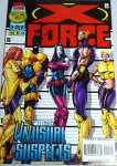 X-Force - The Unusual Suspects- EdiçãoNº54. Publicado em 1996, pela Editora Marvel Comics. Estado de conservação: Ótimo.colorido. Contém32 Páginas.