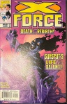 X-Force - Death or Rebirth?- EdiçãoNº80. Publicado em 1998, pela Editora Marvel Comics. Estado de conservação: Ótimo.colorido. Contém32 Páginas.