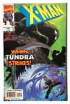 X - Man - Tundra Strike. EdiçãoNº 40. Publicado em 1998pela EditoraMarvel Comics. Estado de conservação:Ótimo. Colorido. Contém 38 Páginas.