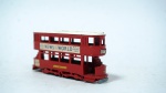 Matchbox- miniatura de ônibus Inglês ( 1912- 1920) B Type Bus- feito na Inglaterra- cor: vermelho- modelo metal die-cast- med 7 x 2 cm.