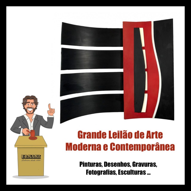 Grande Leilão de Arte Moderna e Contemporânea (Pinturas, Gravuras, Fotografias e Esculturas)