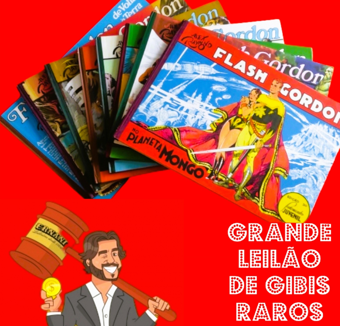 GRANDE LEILÃO DE GIBIS RAROS